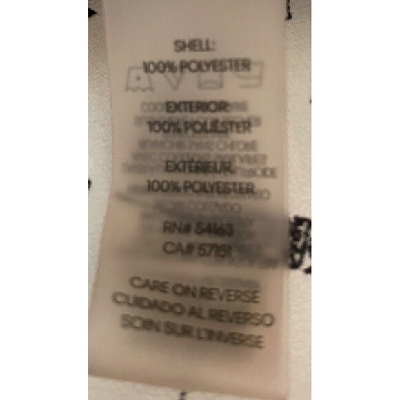 Karl Lagerfeld Paris Eiffel Tower Print Long Sleeve Button-Up Shirt Blouse XL - Picture 5 of 10